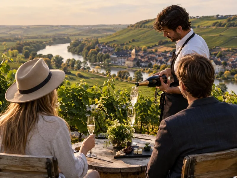 Tour delle cantine di Champagne con un sommelier